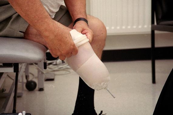 Cienka pończocha kikutowa - ochraniająca